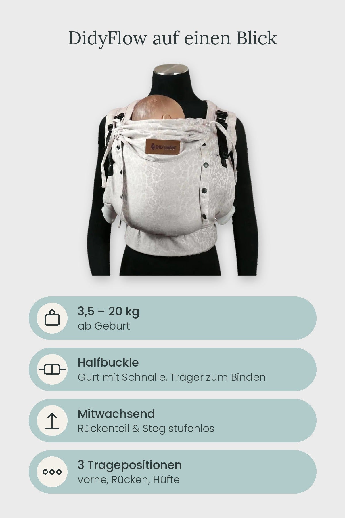 DIDYMOS DidyFlow Babytrage