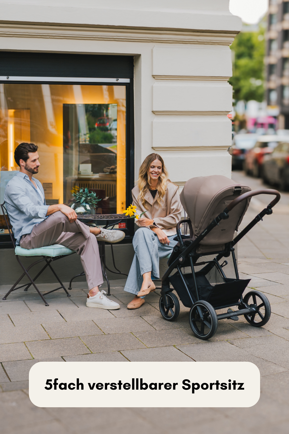 Premium Kinderwagen VIGO² Atelier mit großer Babywanne und ergonomischem Sportsitz