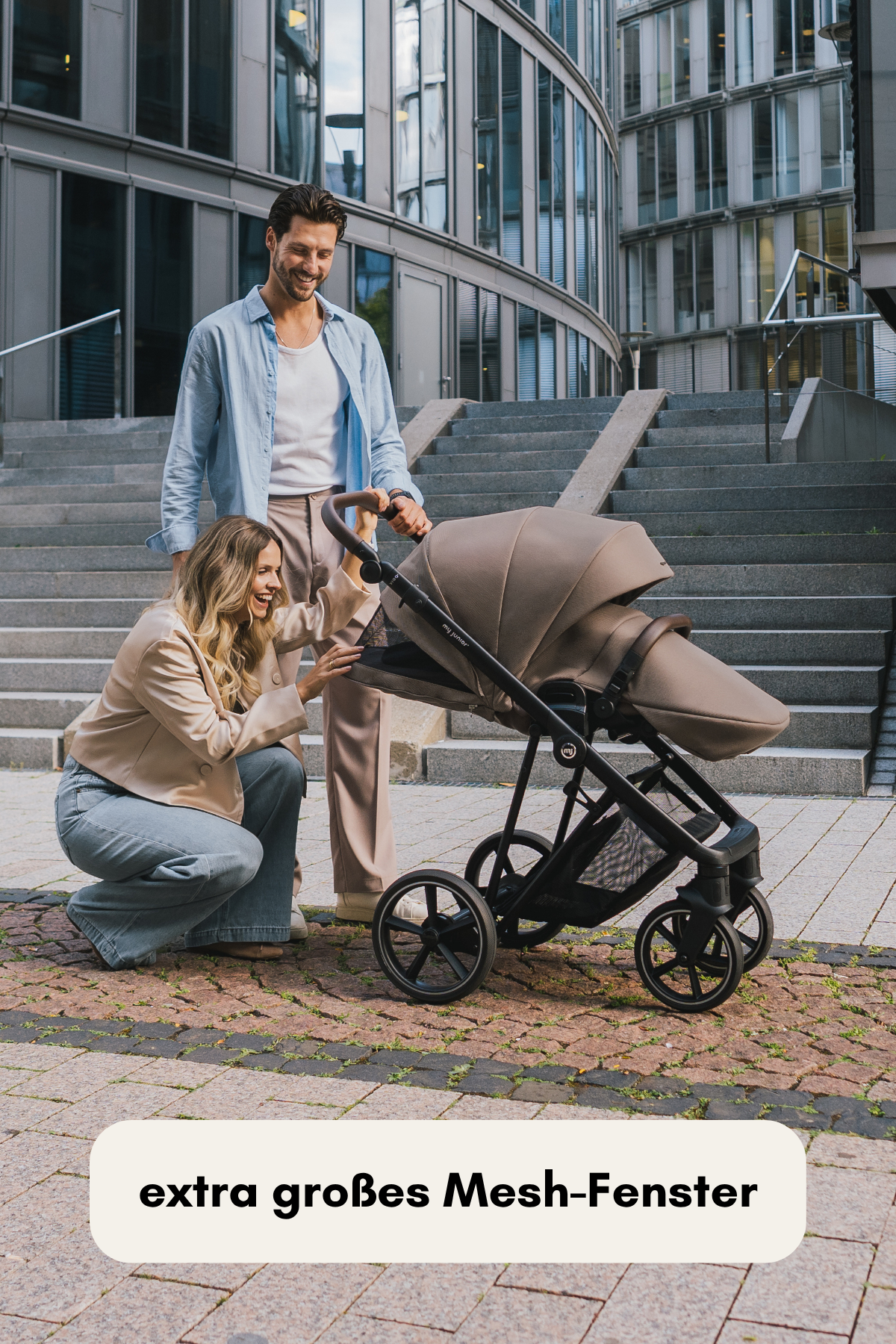 my junior® VIGO² Kinderwagen – ergonomischer Sportsitz mit flacher Liegeposition