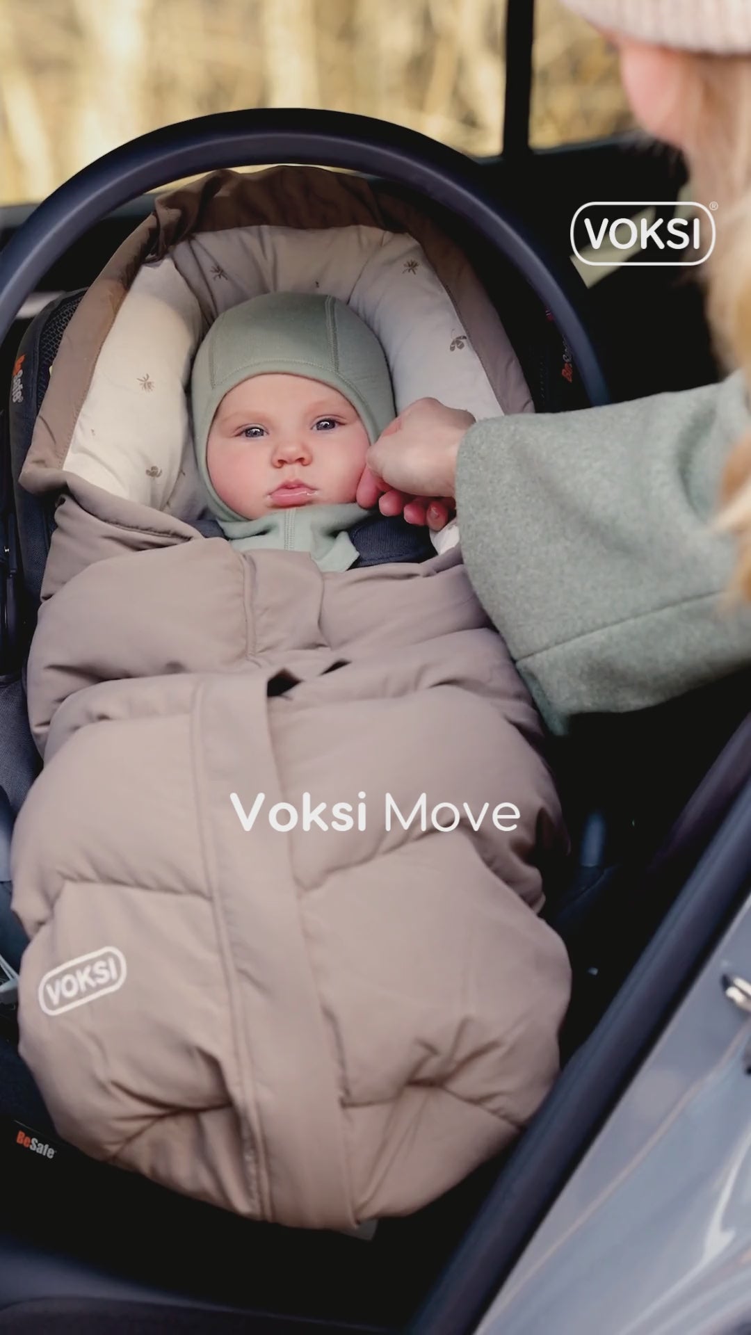 Voksi Move Autositzsack – Grau