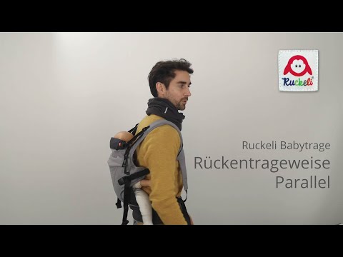 Video Rückentrageweise der Ruckeli Babytrage