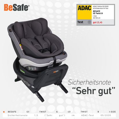 BeSafe iZi Turn B i-Size 360 Grad Kindersitz mit Drehfunktion ab