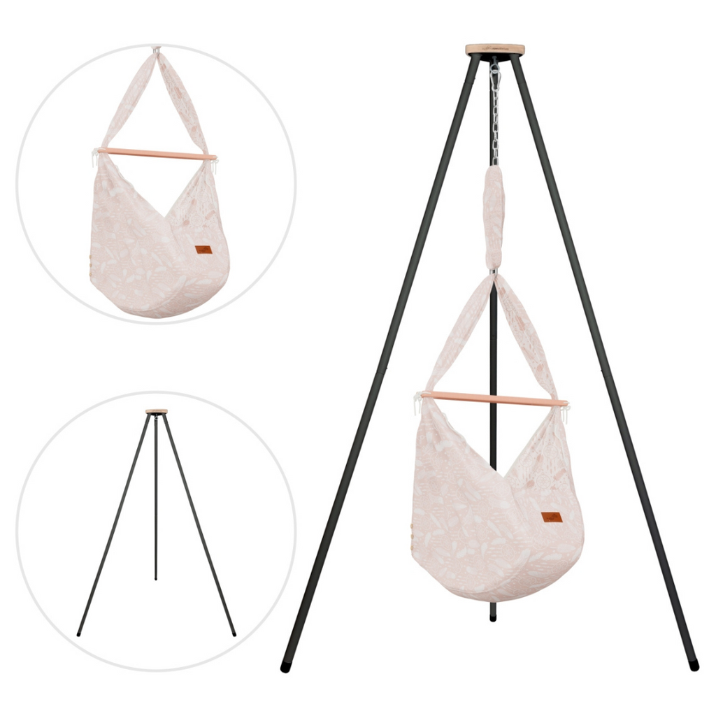 Federwiege Set inkl. Gestell Tipi