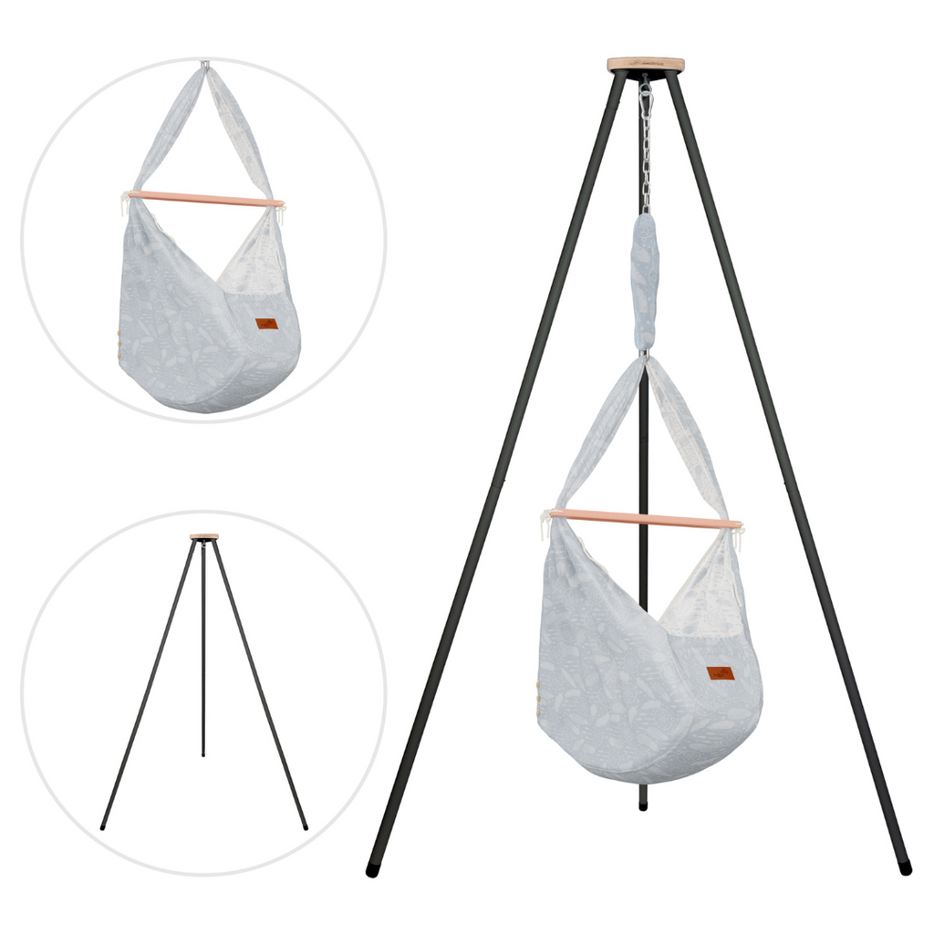Federwiege Set inkl. Gestell Tipi